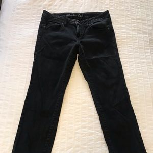 Black American Eagle Skinny Jeans